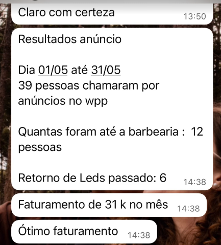 Depoimento por WhatsApp